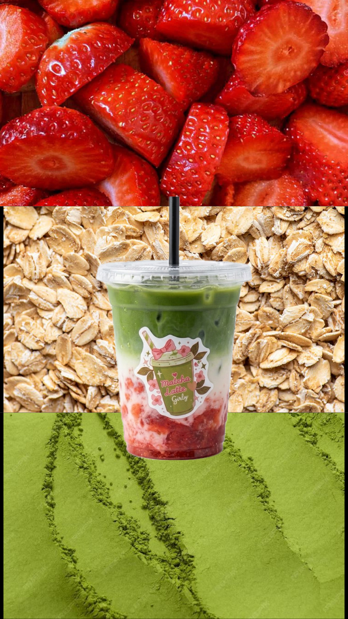 Strawberry Matcha bij Het Matchahoekje